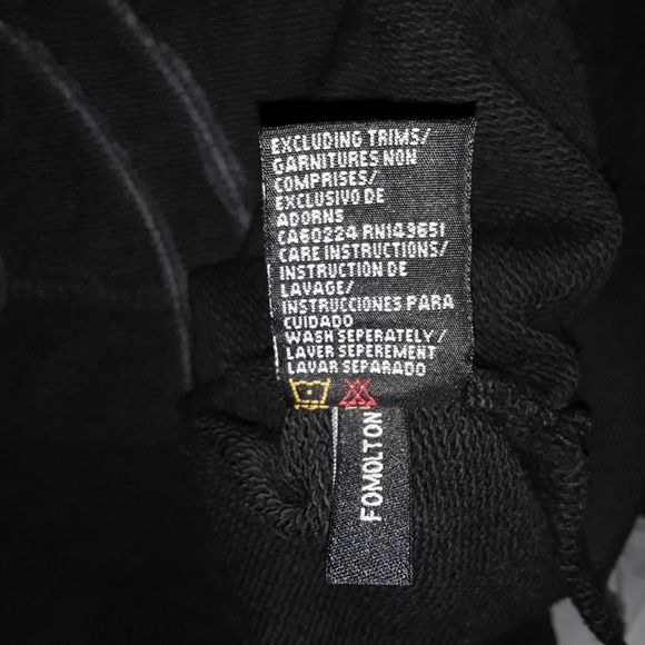 David Bitton Buffalo Logo Hoodie Black - Picture 6 of 6